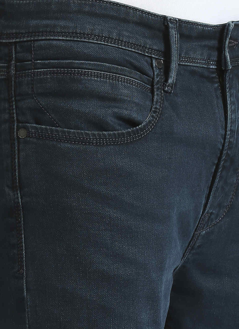 Chinox Blue Mid Waist Gymindigo Jeans, , large image number 4