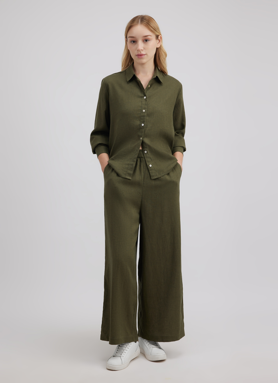 Women Green Full Sleeve Shirt, , large image number 5