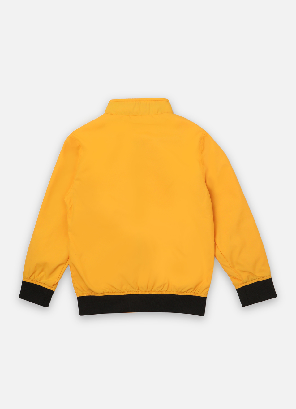 Boys Yellow Full Sleeve Lightweight Jacket, , large image number 1