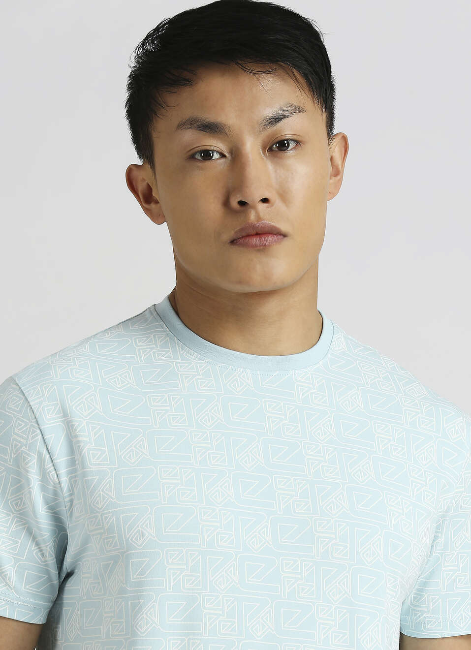 Pale Typographic Over Print Short Sleeve T-shirt, , large image number 4