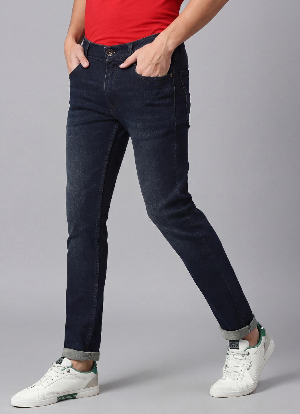 Vapour Low Rise Tapered Jeans, , large image number 5