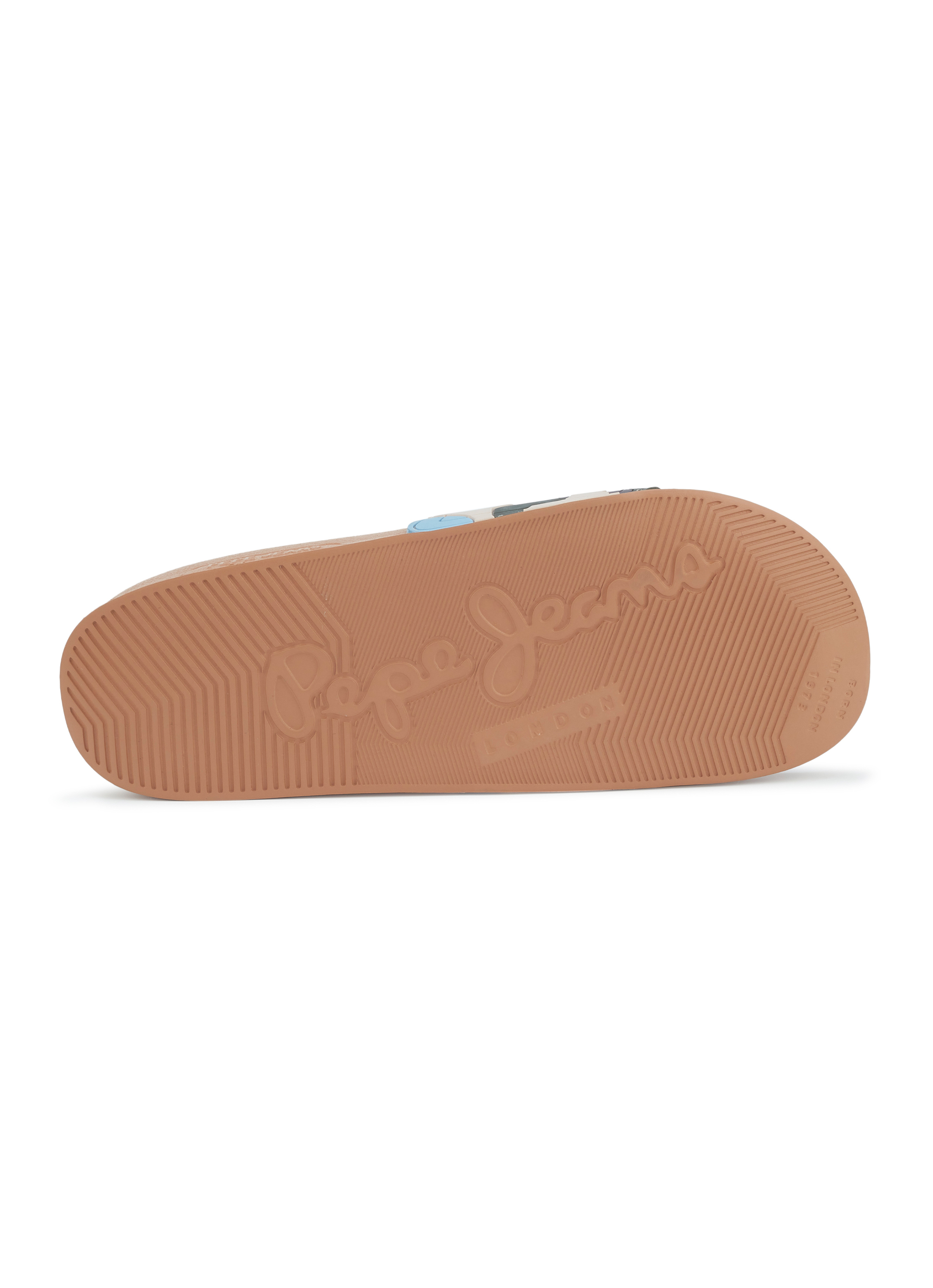 Men Caramel Beige Camouflage Slip On Slides, , large image number 6