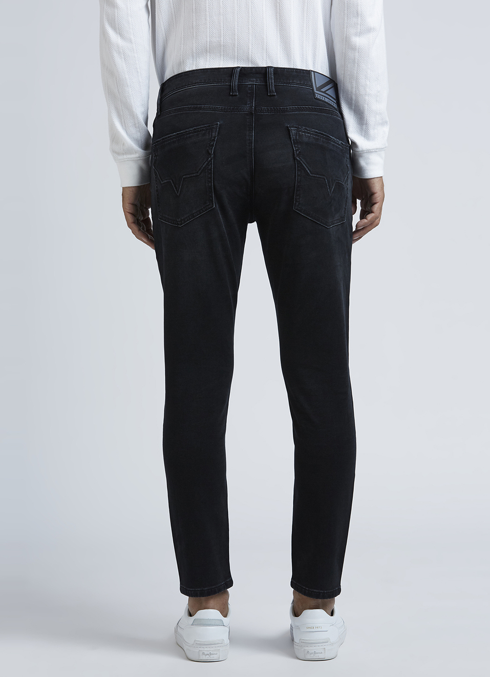 Oliver Black Mid Waist Gymindigo Ankle Jeans, , large image number 3