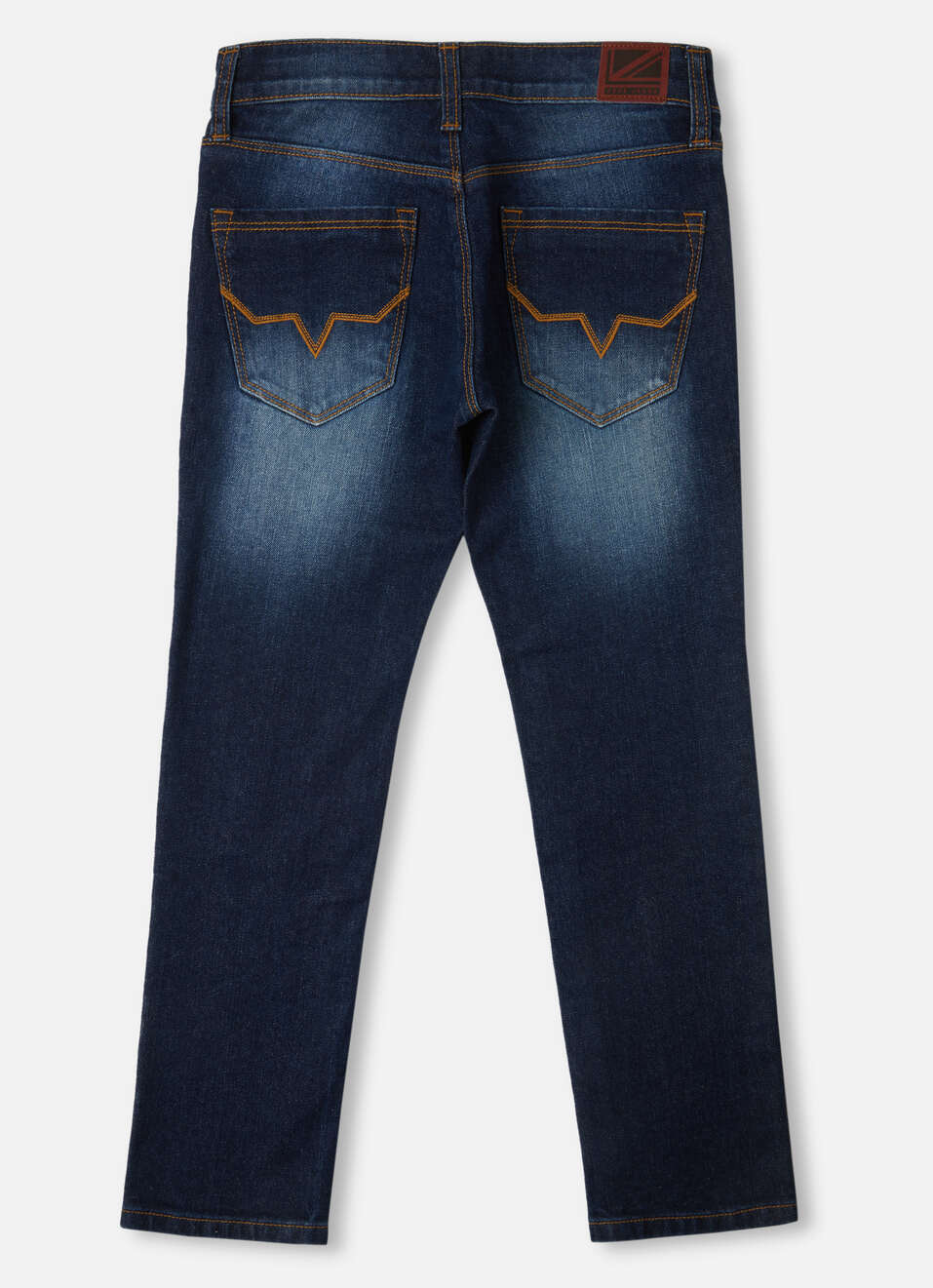 Boys Cash Dark Blue Mid Rise Slim Fit Jeans, , large image number 1