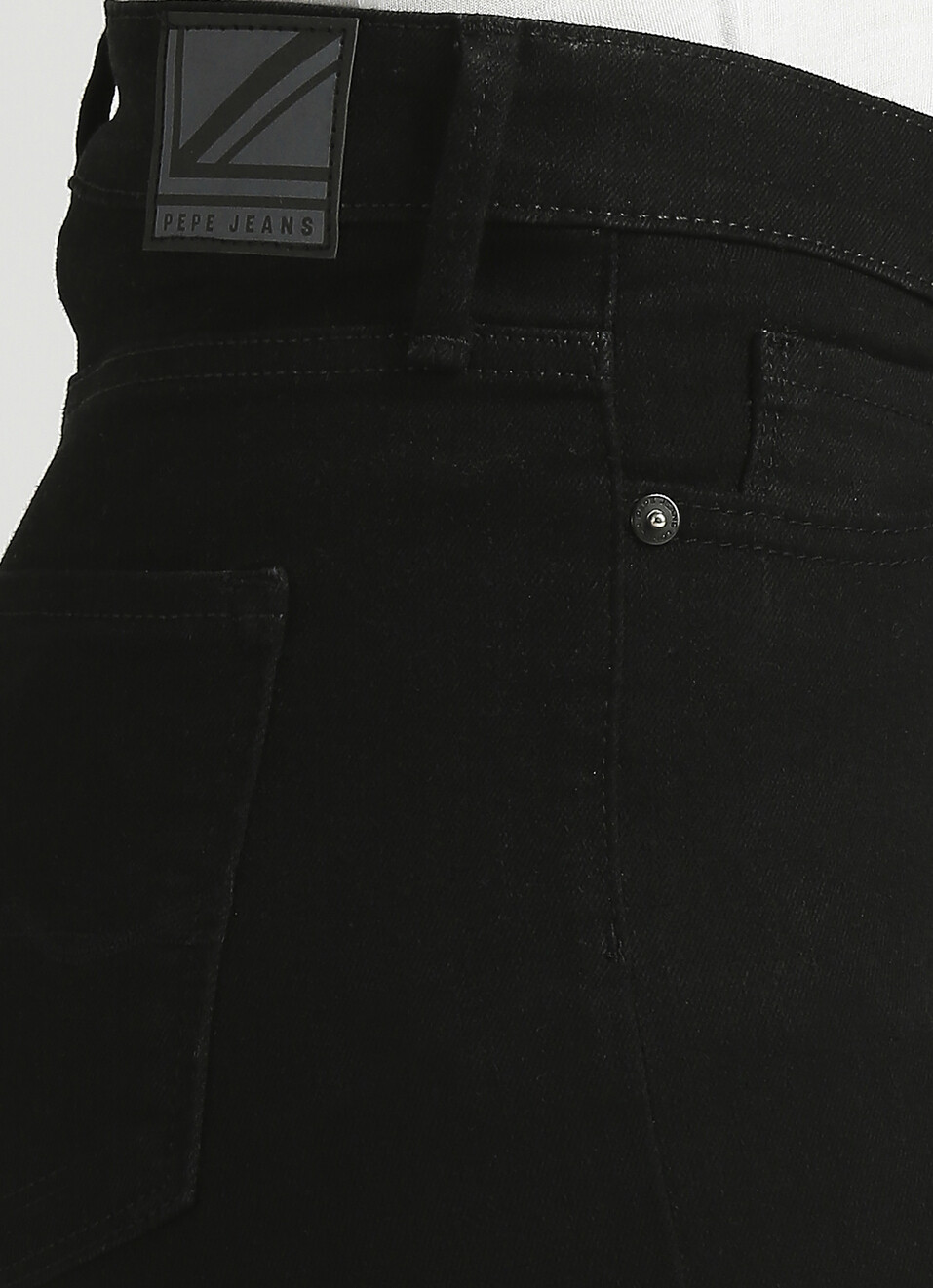Dion Jet Black High Waist Skinny Fit Jeans, , large image number 4