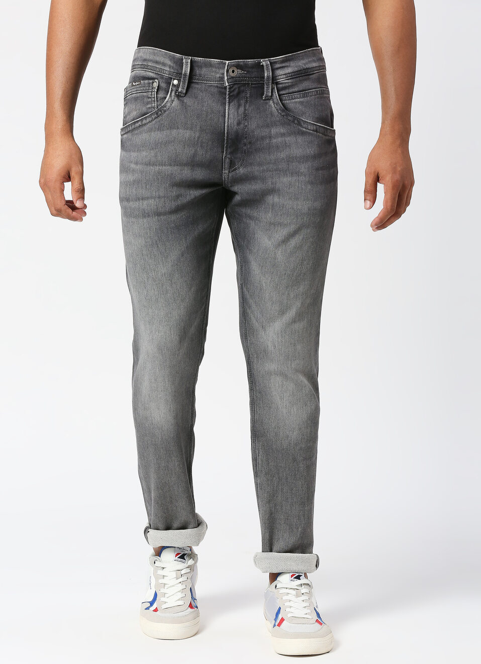Track Straight Fit Jeans, , large image number 1