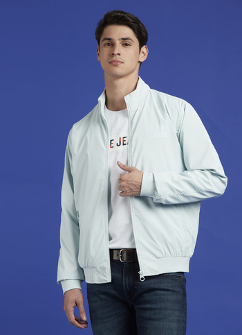 Blue Lightweight Full Sleeve Jacket