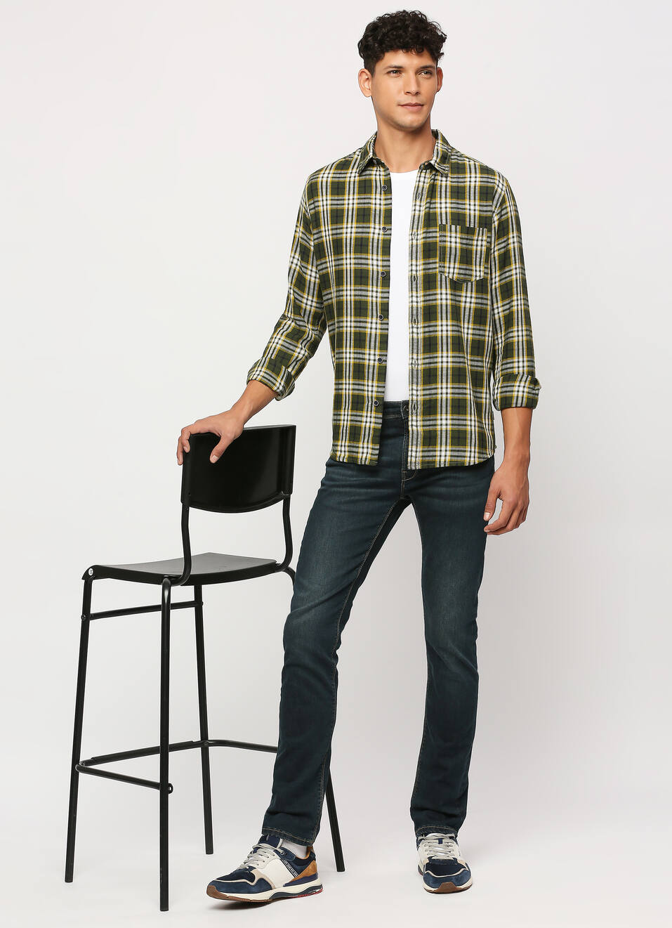 Green Checks Long Sleeve Shirt, , large image number 6
