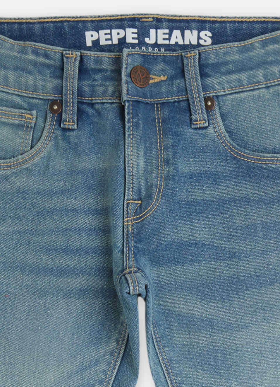 Boys Cash Light Blue Mid Rise Slim Fit Jeans, , large image number 2