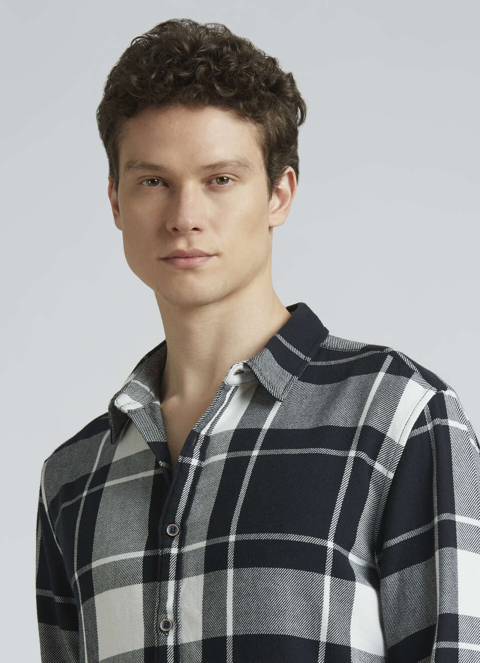 Black Checks Full Sleeve Shirt, , large image number 4