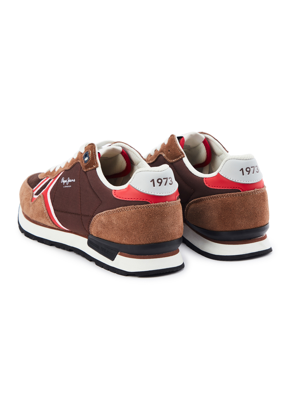 Brown Retro Anti-skid Running Sneakers, , large image number 3