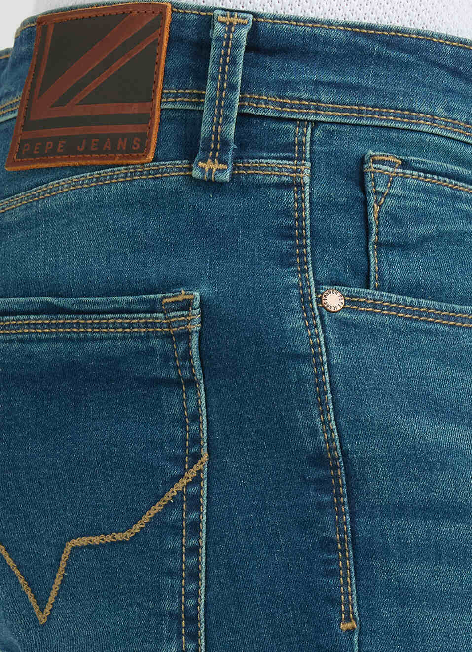 Scott Blue Low Rise Skinny Jeans, , large image number 4