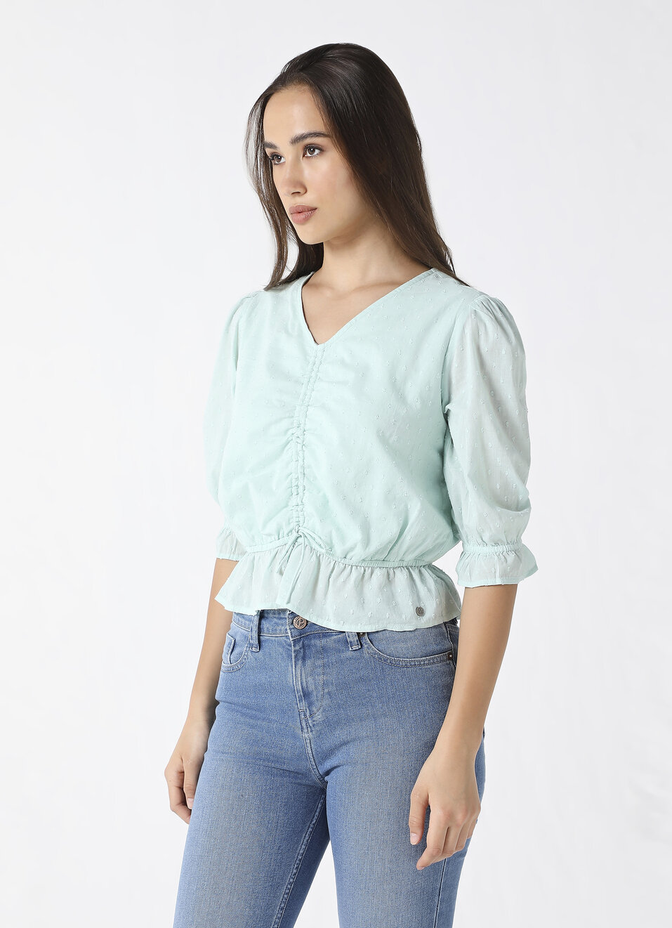 Stylish woven top, , large image number 3