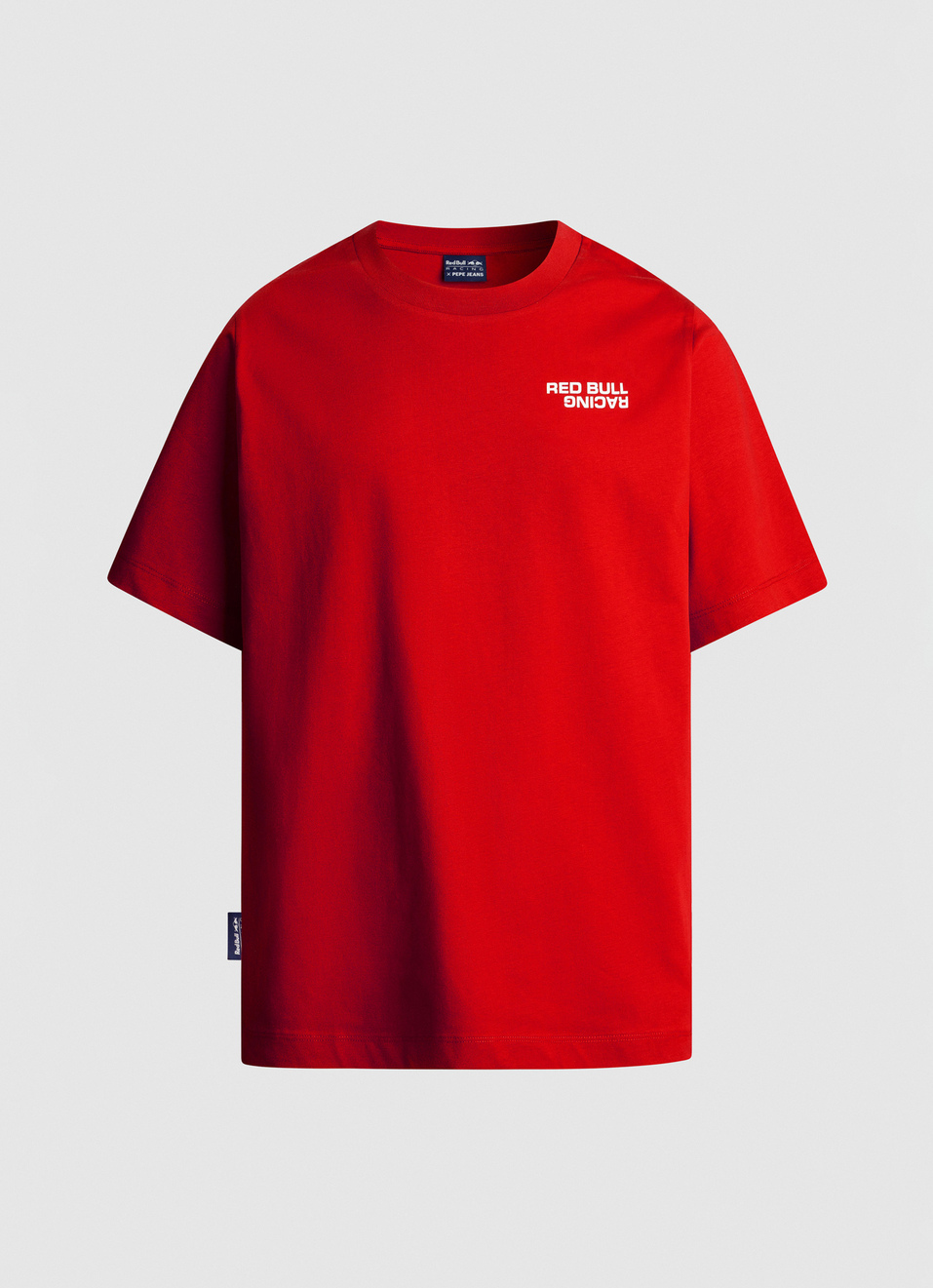 Red Bull Racing X Pepe Jeans Red Regular Fit Logo Print T-shirt, , large image number 5