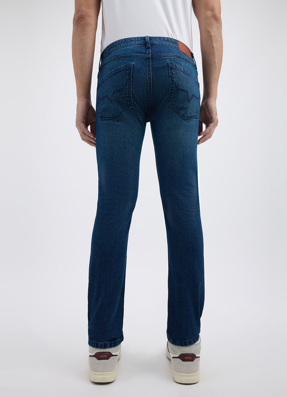 Men Green Slim Fit Mid Rise Jeans , , large image number 3