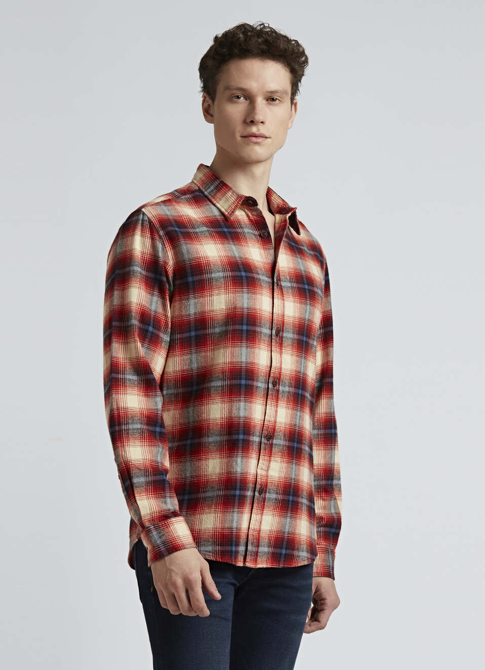 Red Checks Full Sleeve Shirt, , large image number 3