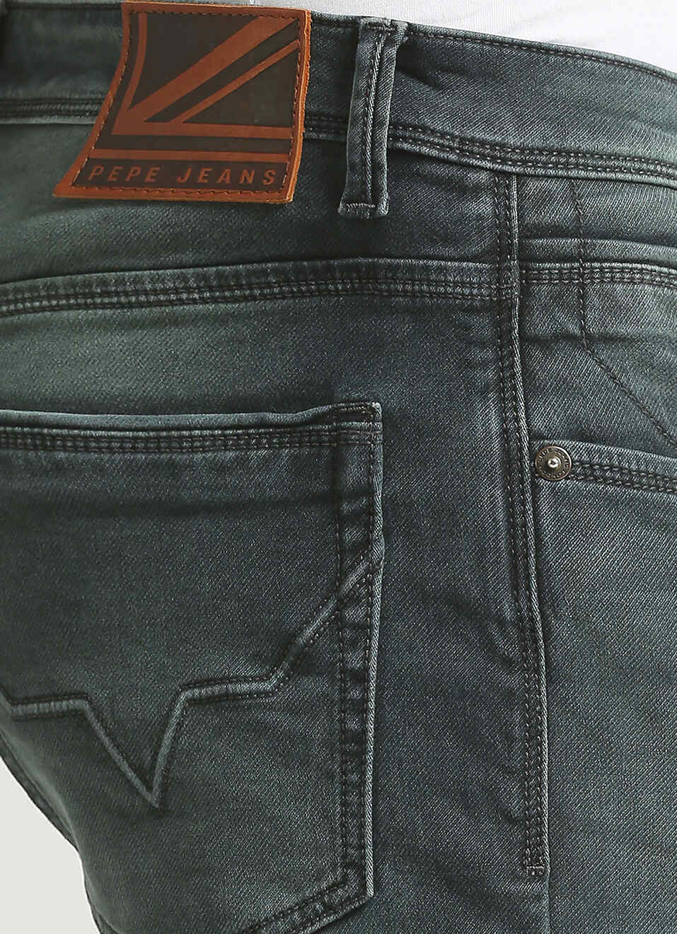 Chinox Dark Blue Mid Rise Skinny Gymindigo Jeans, , large image number 4