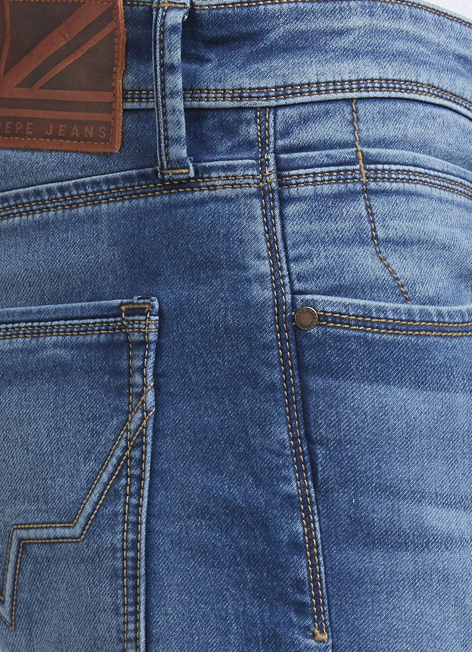 Chinox Blue Mid Waist Gymindigo Jeans, , large image number 4