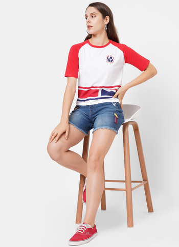 Riley Rachel Regular Fit High Waist Shorts