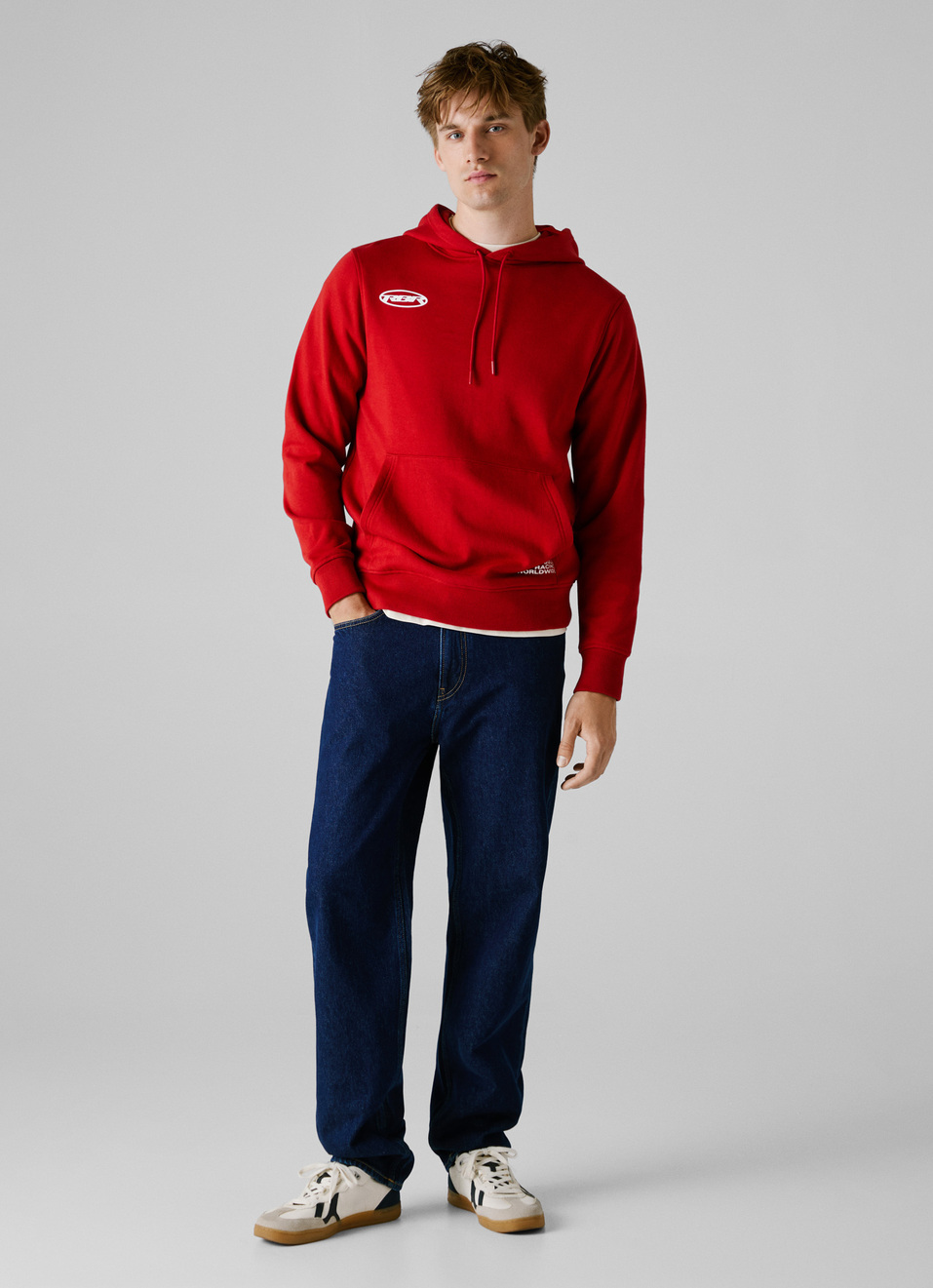 Red Bull Racing X Pepe Jeans Red Comfort Fit Hoodie, , large image number 7