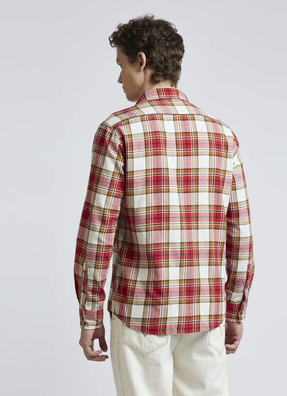 Red Check Full Sleeve Shirt, , large image number 2