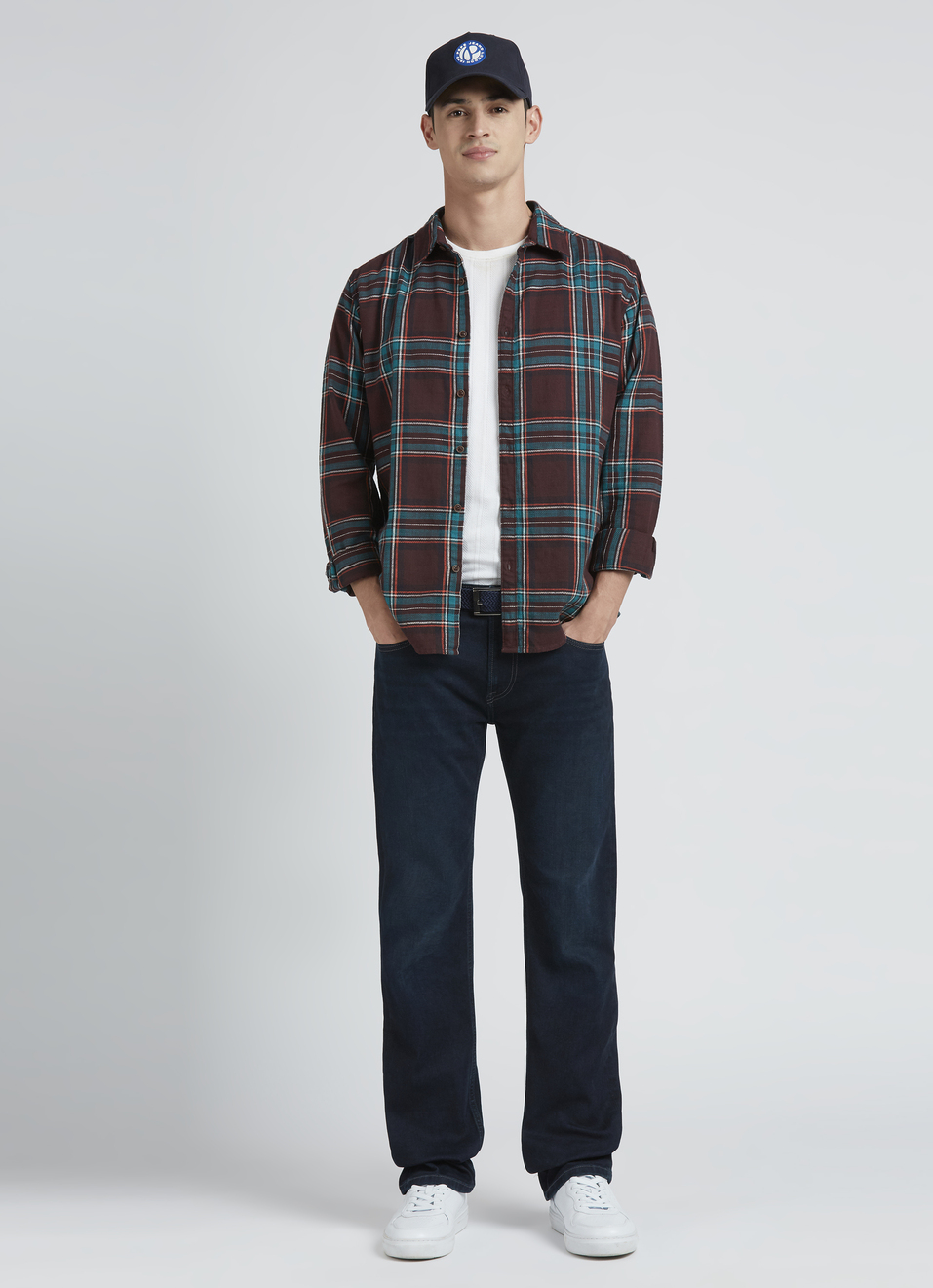 Brown Check Full Sleeve Shirt, , large image number 5