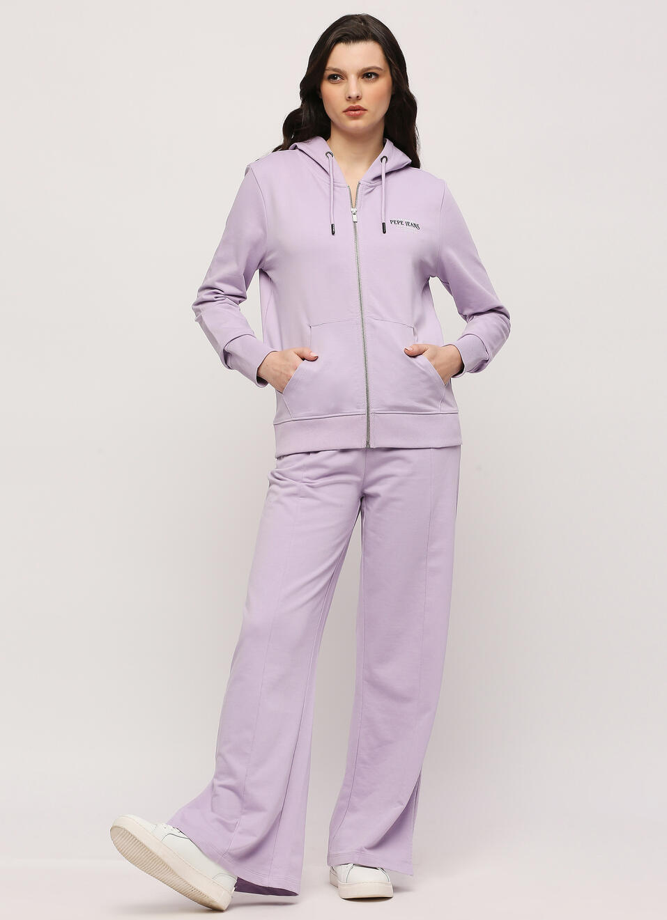 Purple Wide Leg Sweatpants, , large image number 5