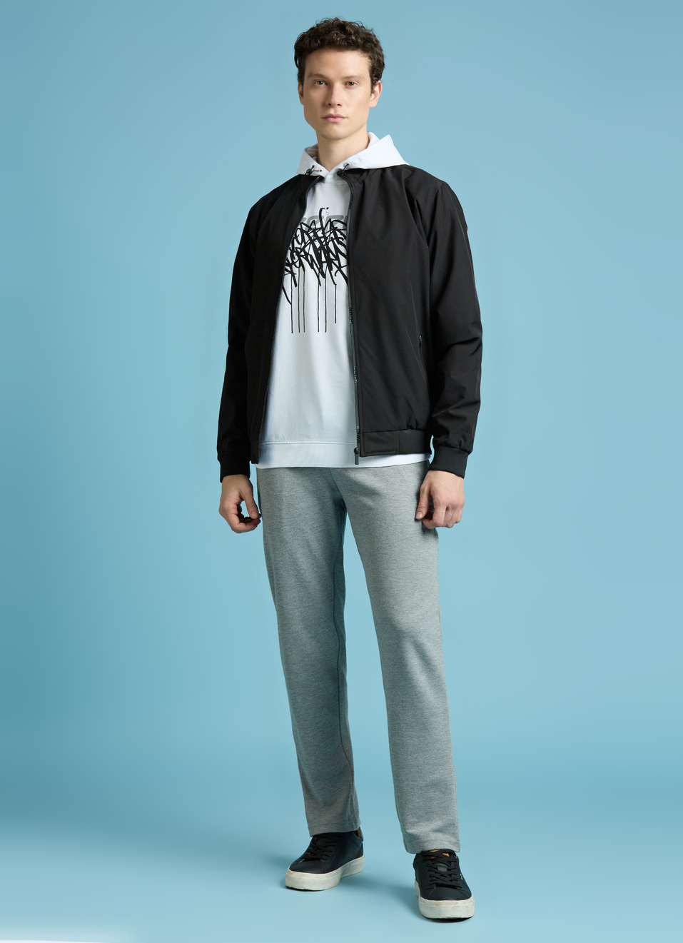 White Graphic Print Full Sleeves Sweatshirt, , large image number 5