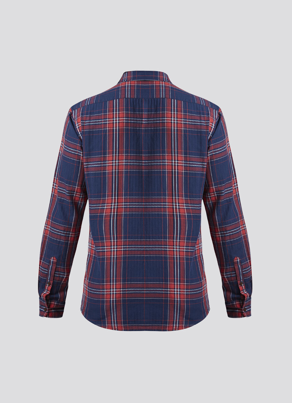 Blue And Red Check Full Sleeve Shirt, , large image number 7