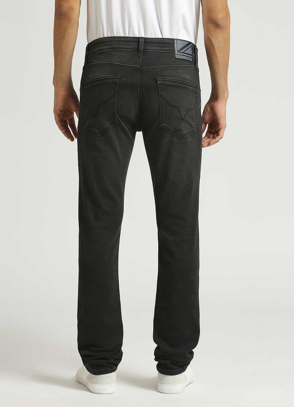 Vapour Black Mid Rise Slim Fit Jeans, , large image number 3