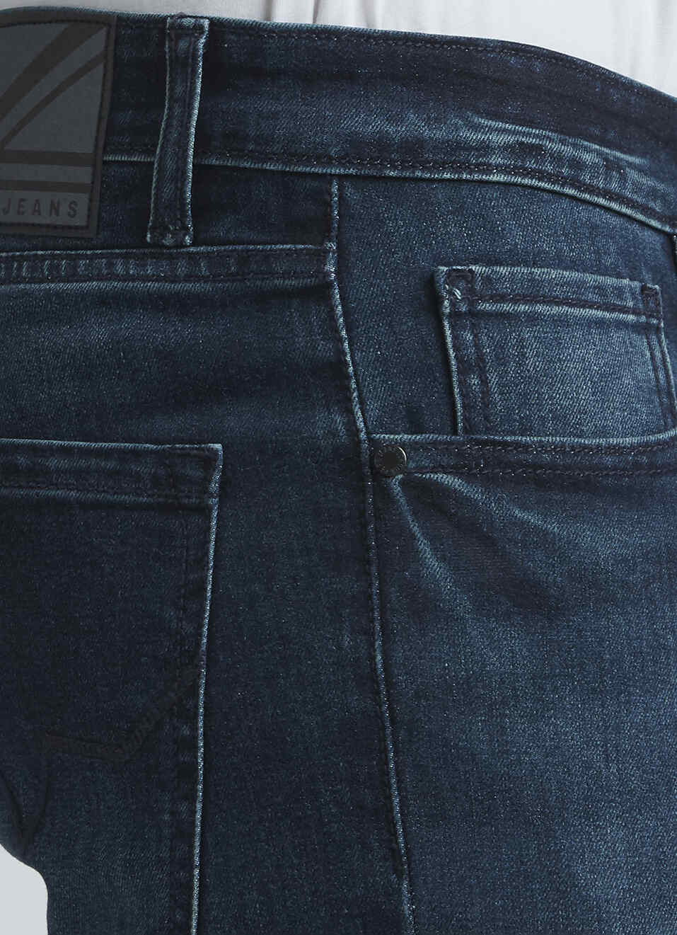 Vapour Blue Mid Rise Jeans, , large image number 4