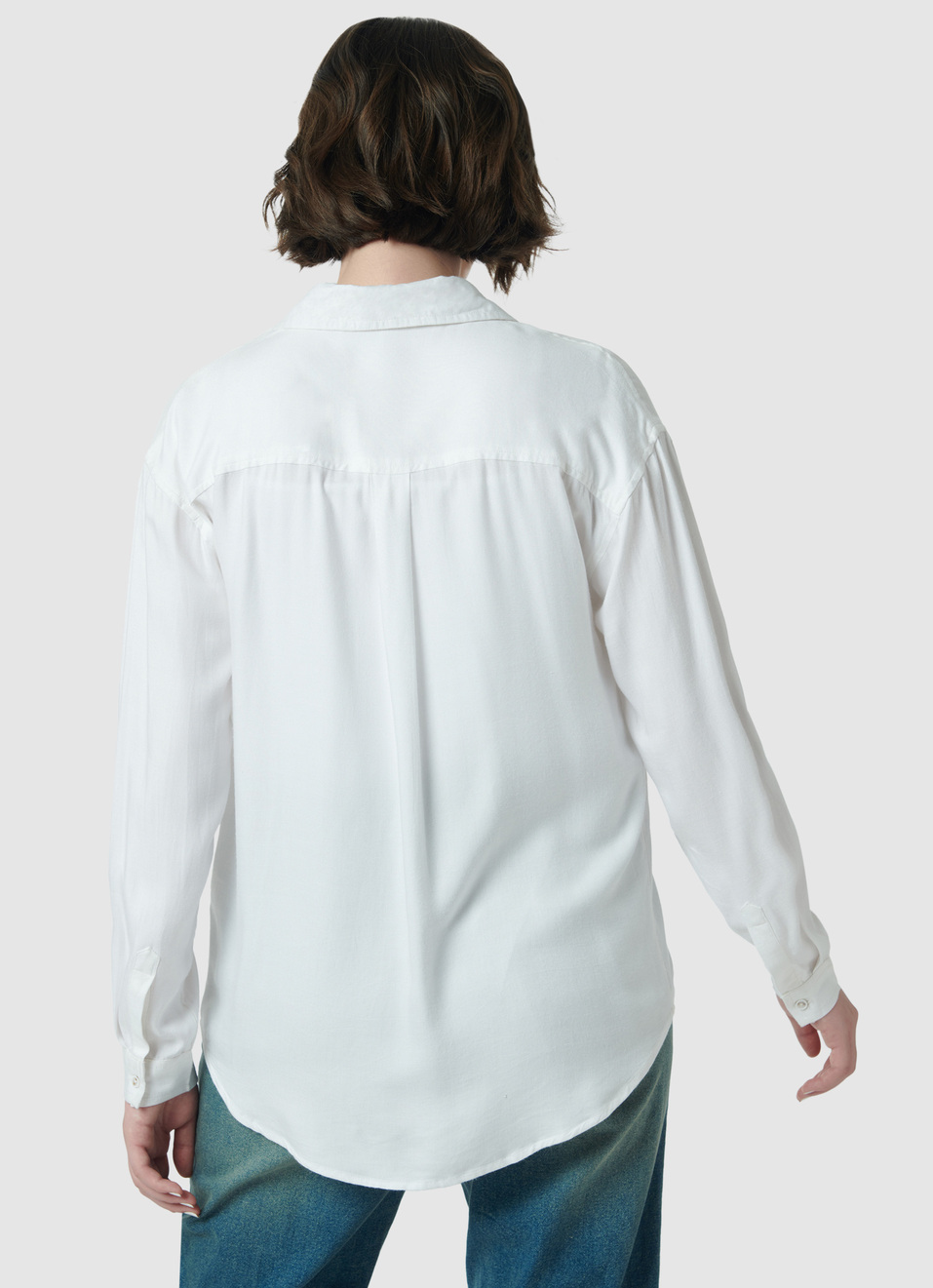 Oversized Black Solid Shirt, , large image number 2