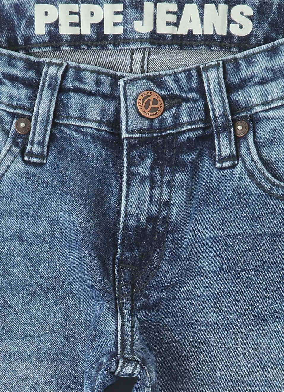 Cashed Mid Waist Slim Fit Denim, , large image number 3