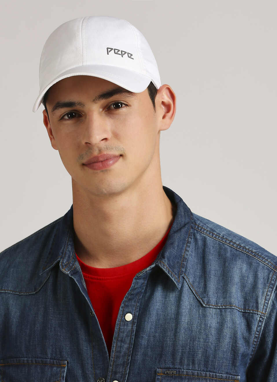 White Printed Sports Cap, , large image number 2