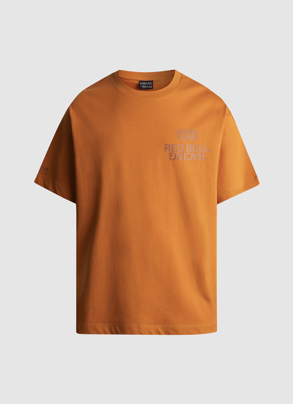 Red Bull Racing X Pepe Jeans York Orange Back Print T-shirt, , large image number 0