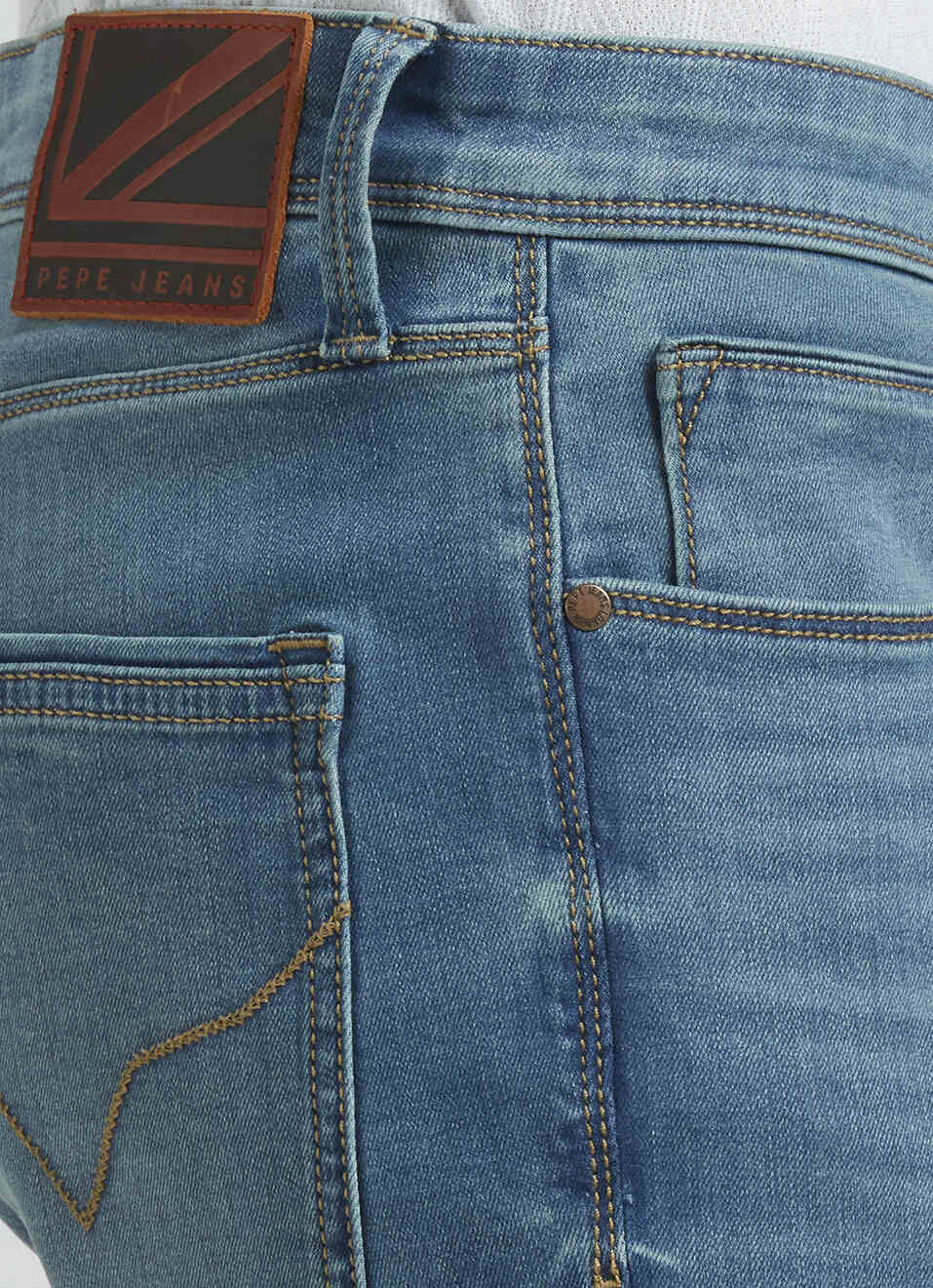 Scott Blue Low Rise Skinny Jeans, , large image number 4