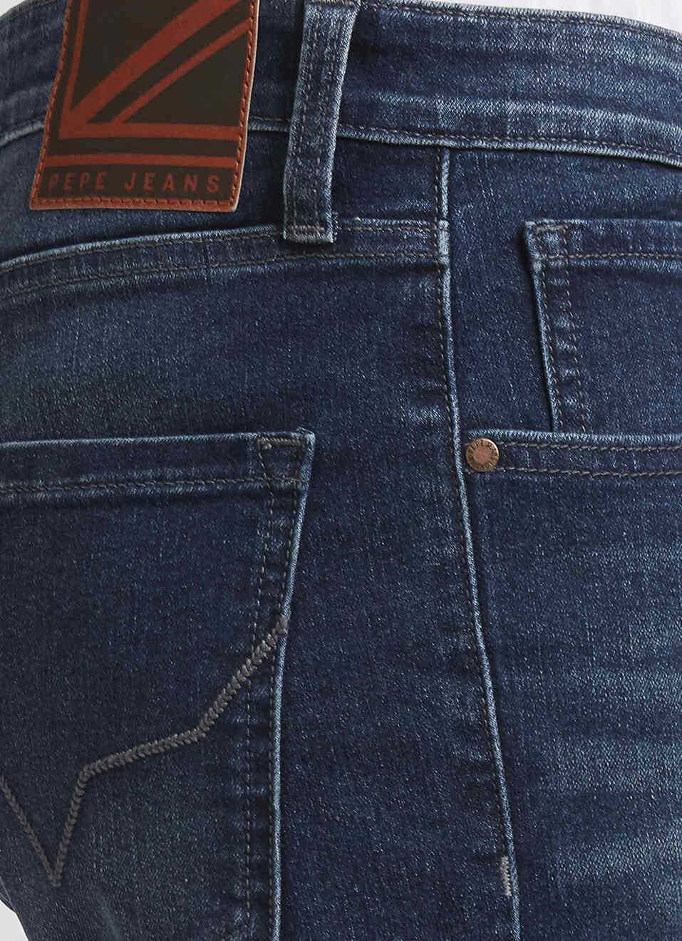 Vapour Blue Mid Rise Slim Jeans, , large image number 4