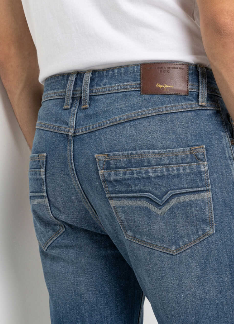 Men Blue Baggy Fit Mid Rise Jeans, , large image number 5