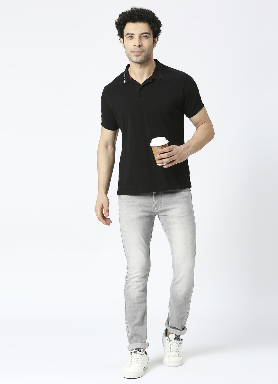Vapour Slim Fit Mid Waist Jeans, , large image number 1