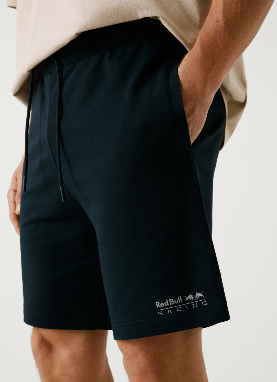 Red Bull Racing X Pepe Jeans Cotton Sweat Stretch Shorts, , large image number 3