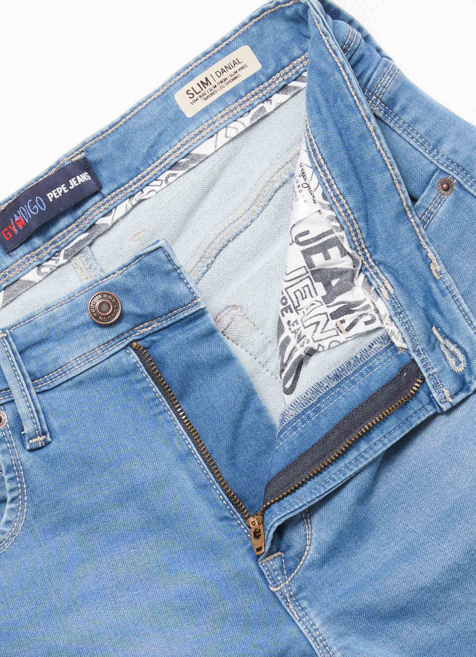 Men Blue Tapered Fit Low Rise Stretchable Jeans, , large image number 6
