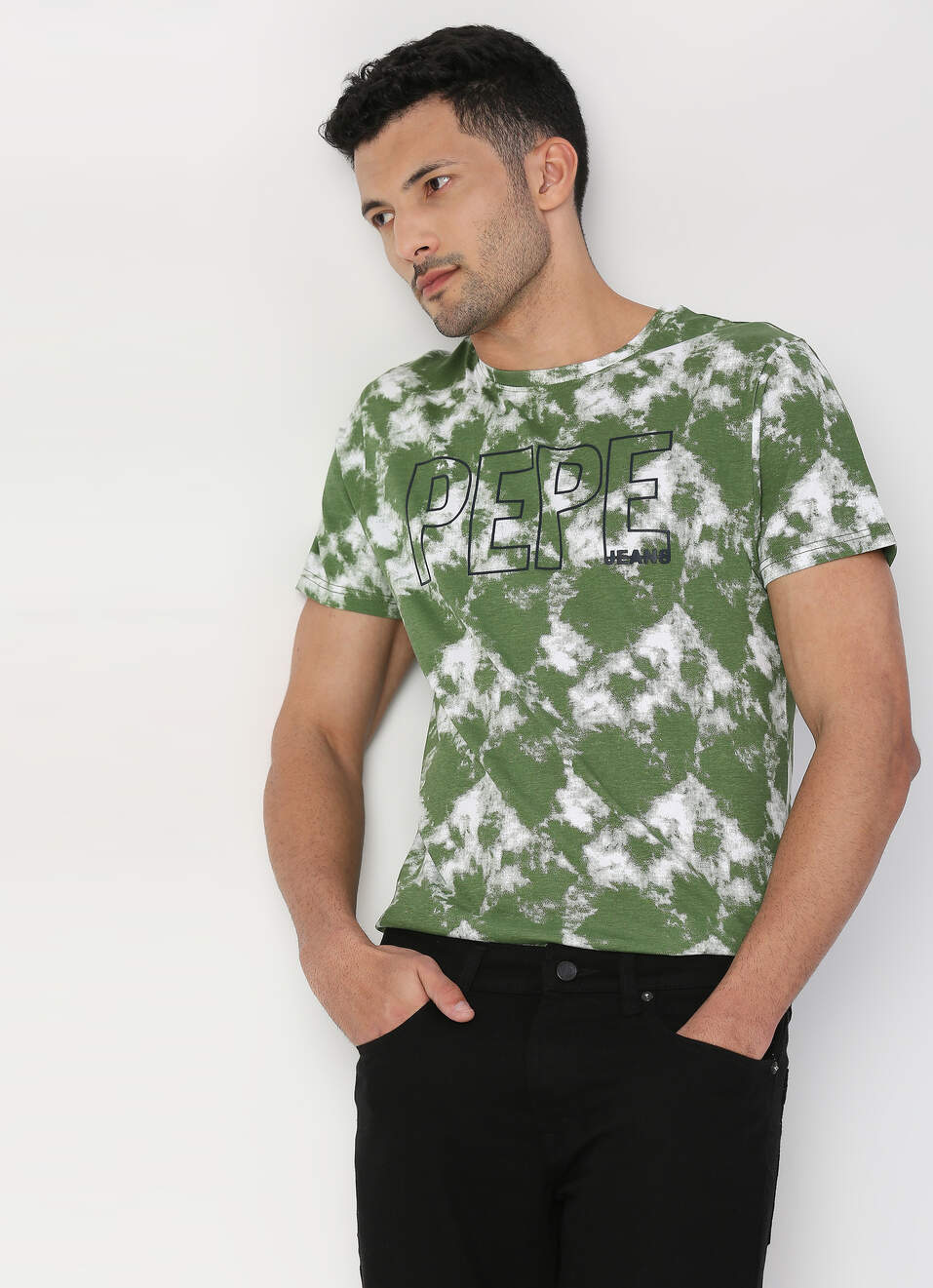 TORREZ all over tie & dye printed tee, , large image number 0