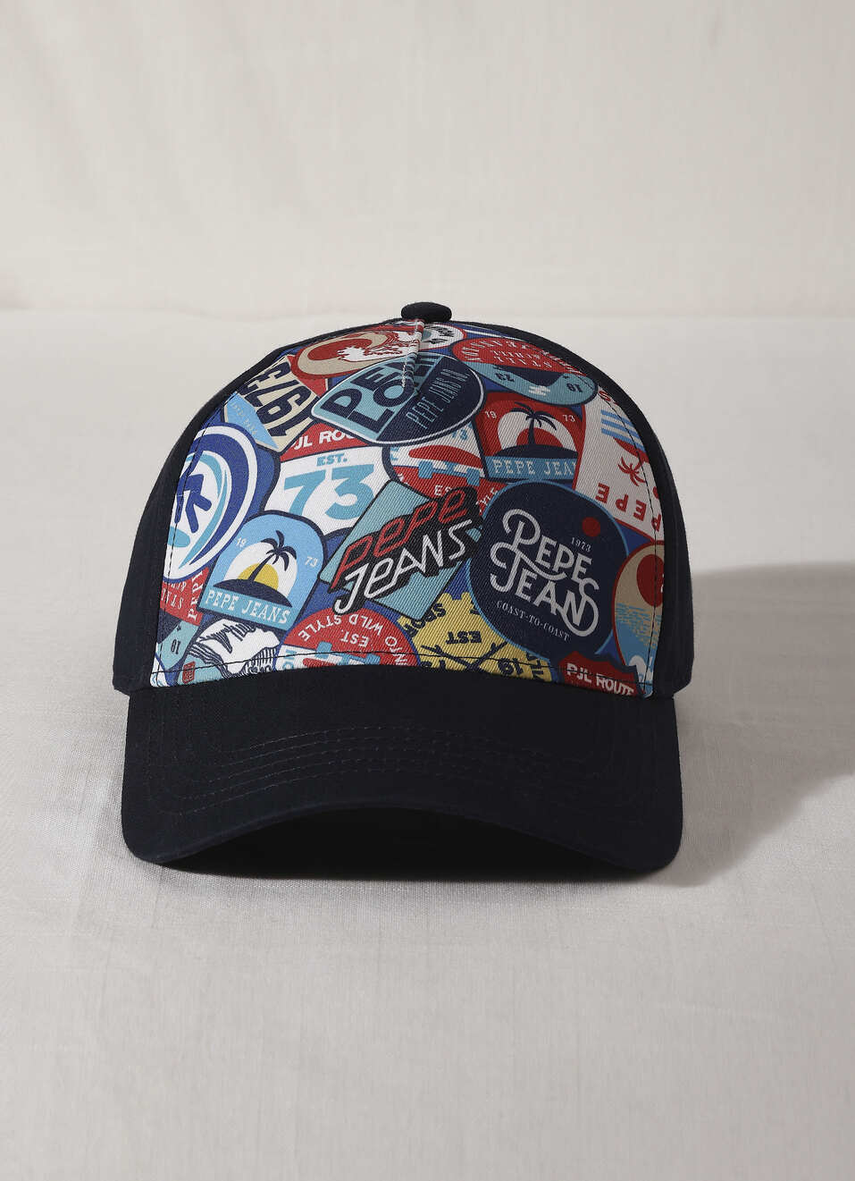 Blue Varsity Print Cap, , large image number 0