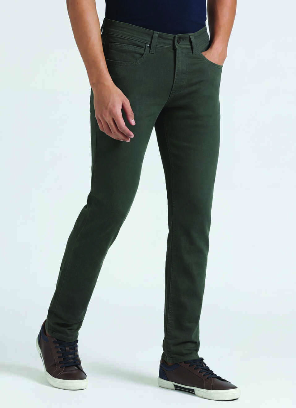 Chinox Olive Mid Waist Gymindigo Jeans, , large image number 0