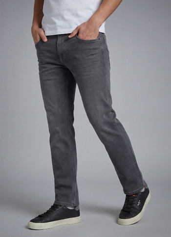 Vapour Black Mid Rise Slim  Jeans