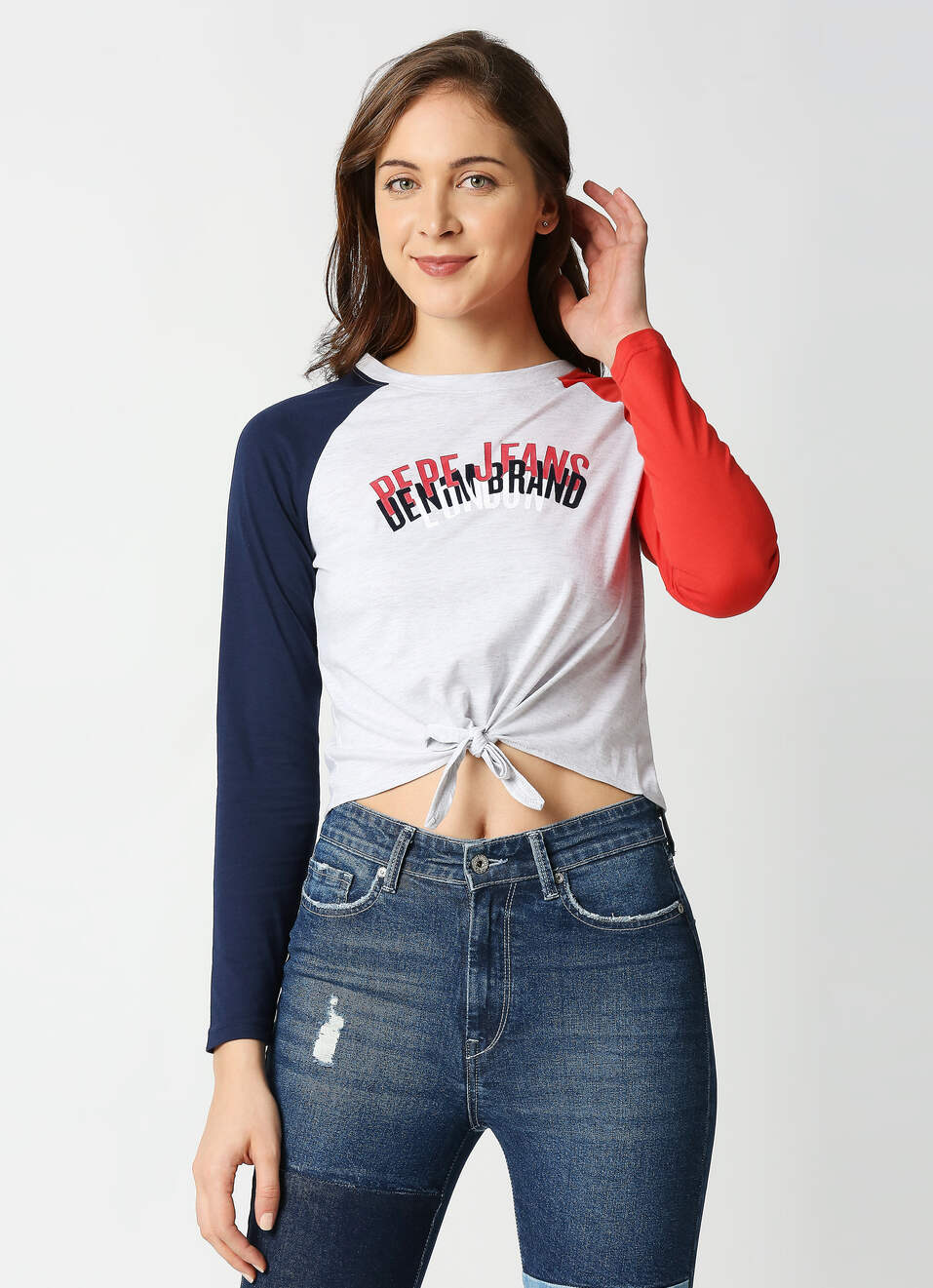 Elsie Colour Block T-Shirt, , large image number 1
