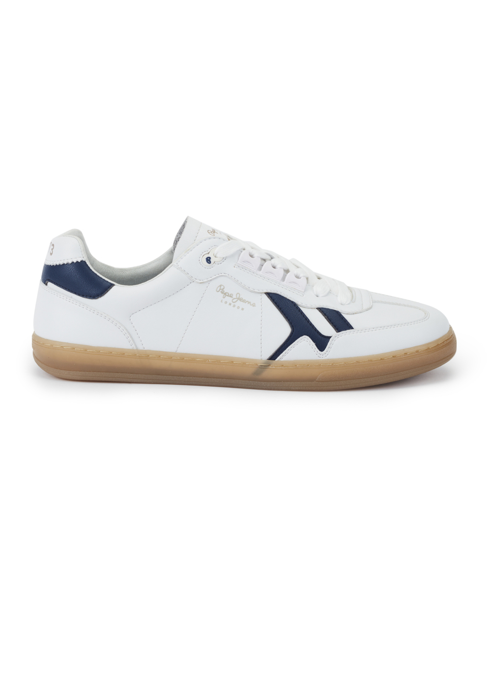 Men White Recycled Pu Leather Sneakers With Ortholite Insole, , large image number 5