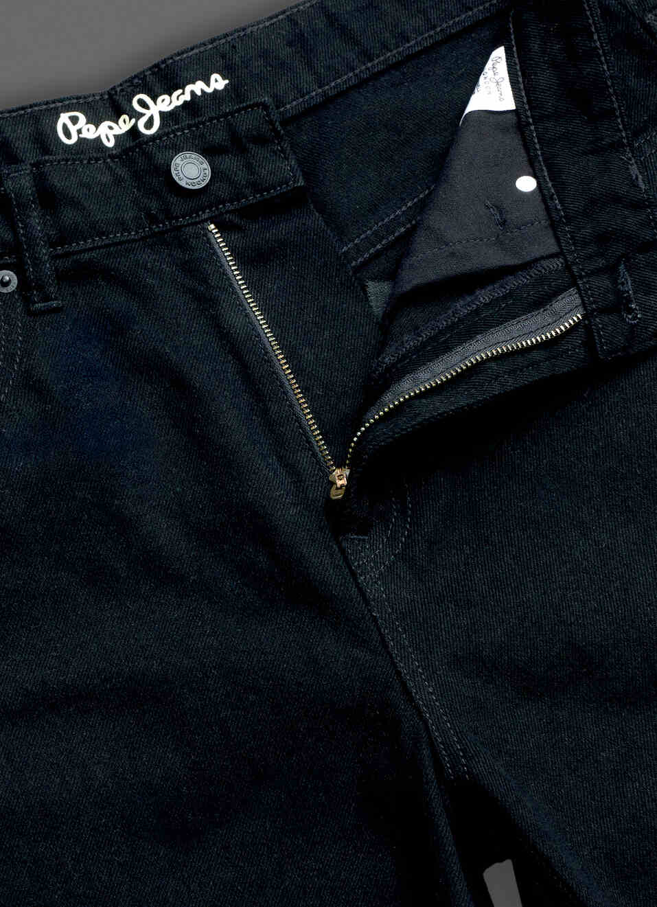 Men Black Straight Fit Mid Rise Jeans, , large image number 6