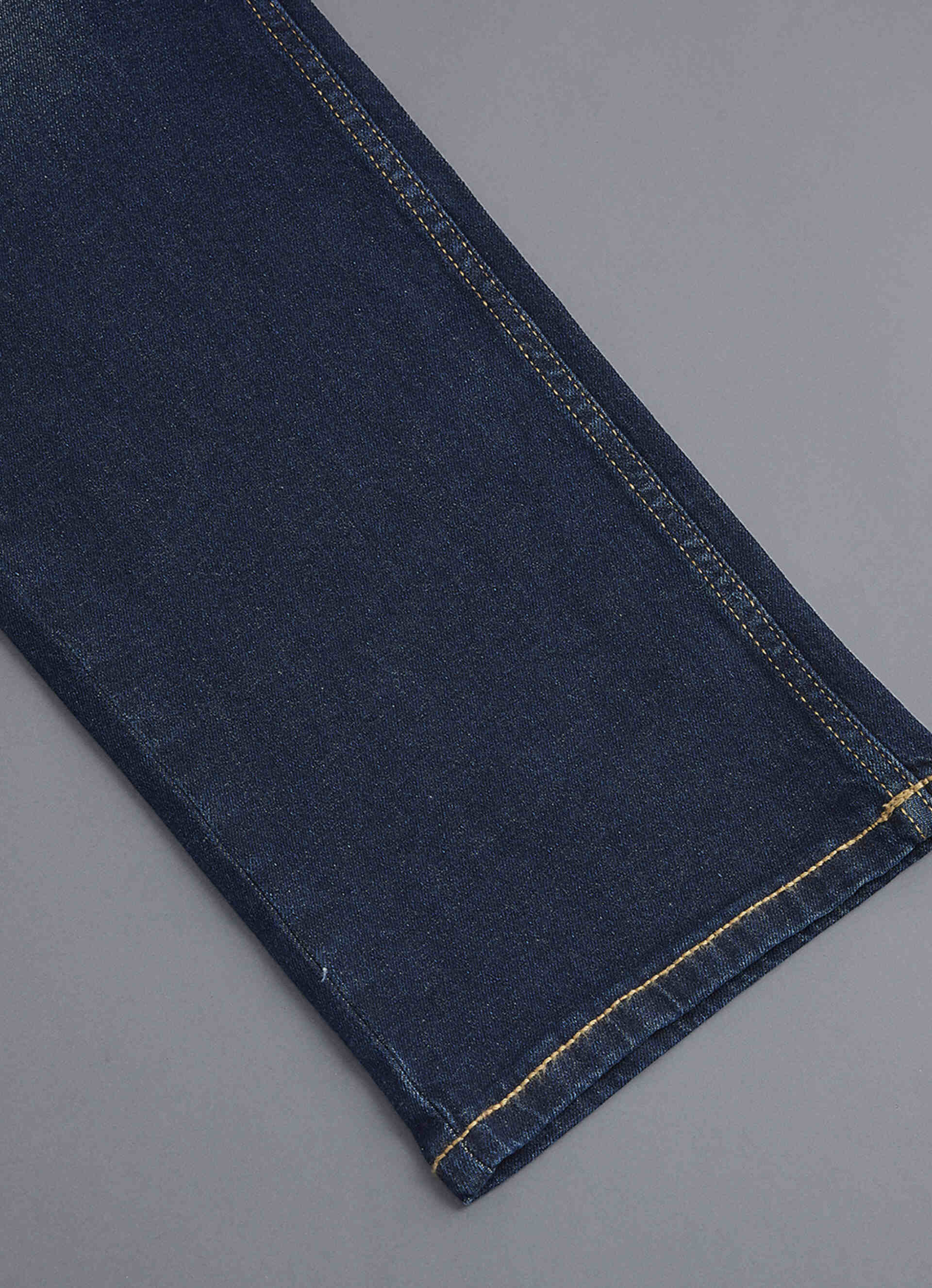 Men Blue Straight Fit Mid Rise Stretchable Jeans, , large image number 8