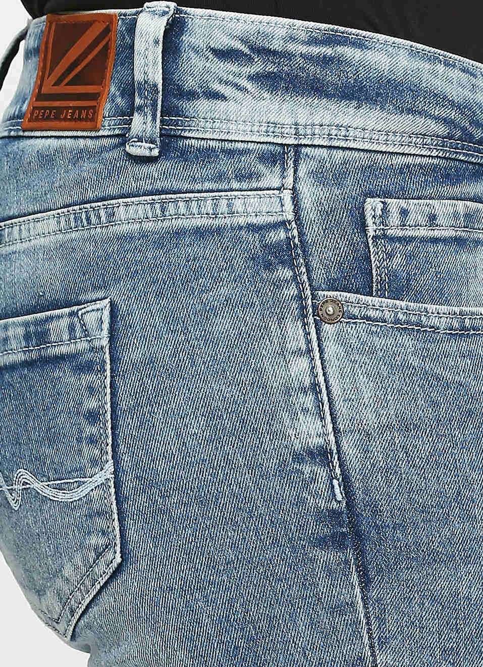Blue Pimlico Mid Rise Flare Jeans, , large image number 4